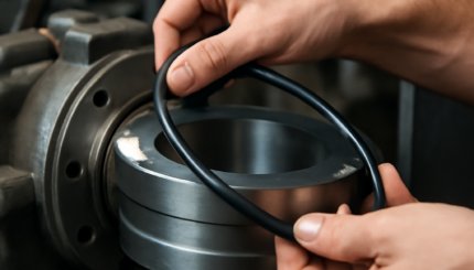 Corde O-Ring in Viton: montaggio a bordo macchina per misure fuori catalogo