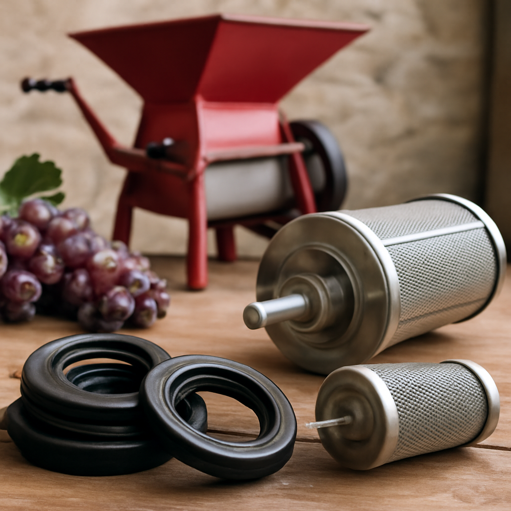 Pre-vendemmia: paraoli pigiadiraspatrici e filtri rotativi