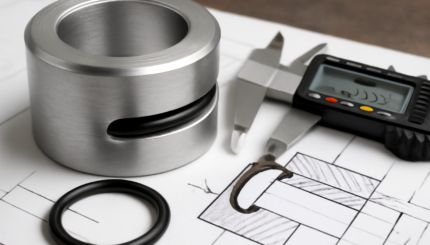 Scanalatura O-Ring: come dimensionare la gola per tenute statiche e dinamiche